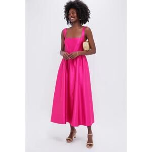 TUCKERNUCK Hot Pink Dupioni Esme Dress Size XXS NWT Retail $228 Tuckernuck